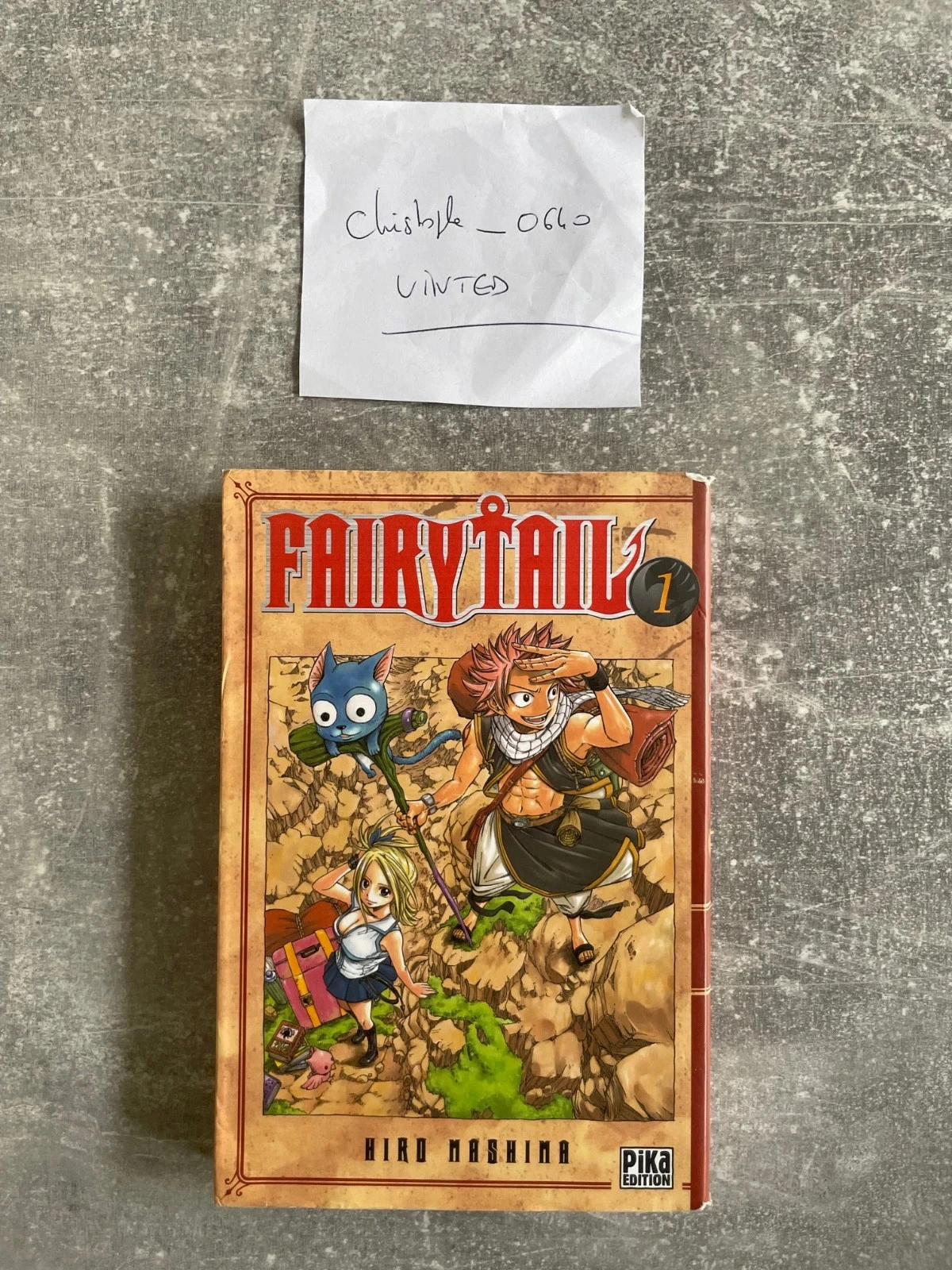 Manga Fairy tail tome 1 version française.